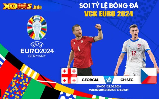 Gruzia vs Séc đã gặp nhau vào ngày 22/6/2024 trong mùa giải Euro